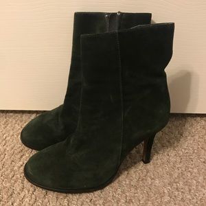 Green Topshop booties